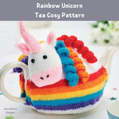Rainbow and Unicorn Tea Cosy