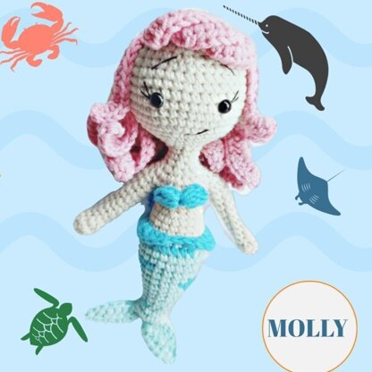 Meemoodolls Little Girl Mermaid Molly