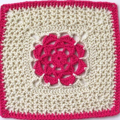 Winter Rose - 12" Square