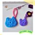 Crochet Cat Head Keychain Phone Charm Gift tag party favor