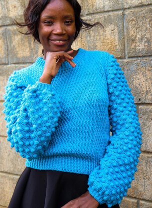 Alpine Bobble Sleeve Sweater