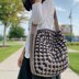 Granny square tote bag