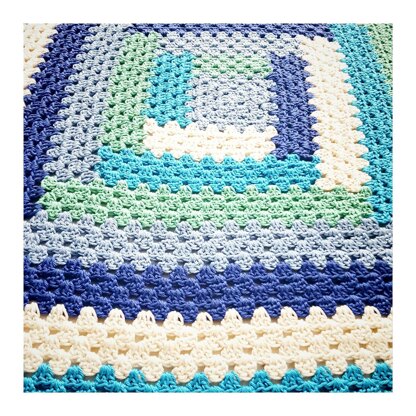 Blanket :: Log Cabin Baby Buggy Afghan