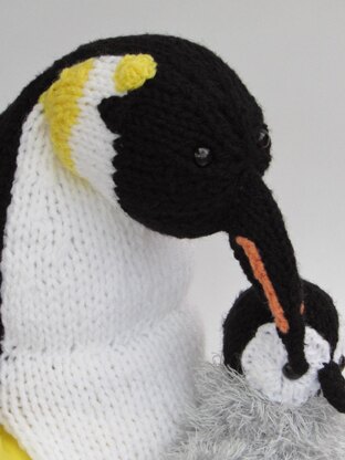 Emperor Penguin Duo Tea Cosy Knitting Pattern