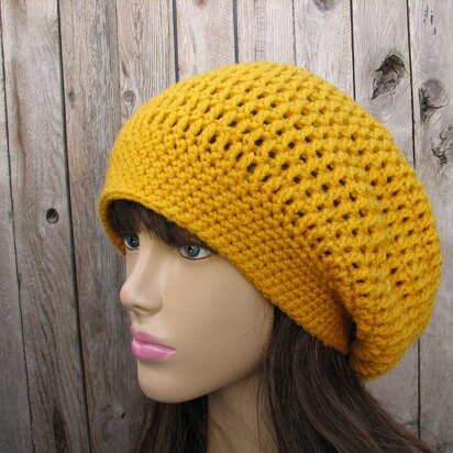 Crochet Mustard hat