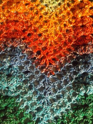 No 8 Puff Wave Scarf