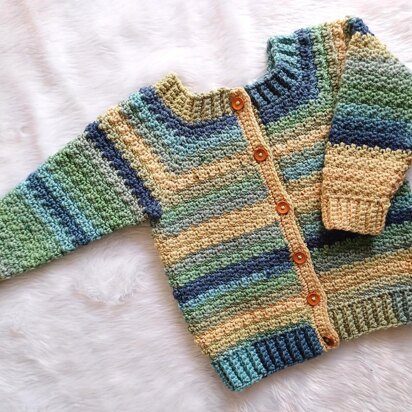 Oliver Raglan Cardi Pullover Child