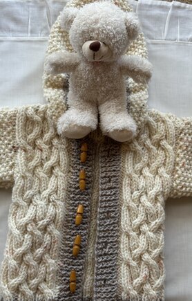 Zest Aran Cardigan for Alex #2