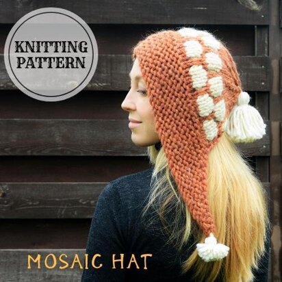 Mosaic Hat - knitting pattern