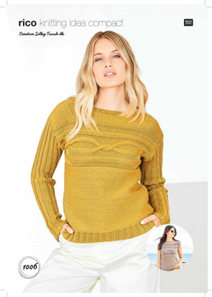 Sweater and Top in Rico Creative Silky Touch DK - 1006 - Downloadable PDF