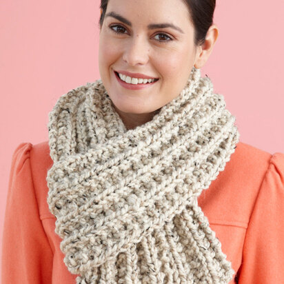 Brisbane Scarf in Lion Brand Wool-Ease Thick & Quick - 90619G