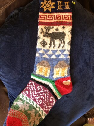 Family keepsake Christmas stocking