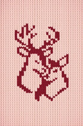 Chunky Deers Blanket Knitting Pattern: Easy DIY Finger Knit (PDF)
