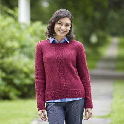 803 Garnet Pullover - Jumper Knitting Pattern for Women in Valley Yarns Peru