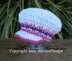 Banded Newsboy Baby Hat