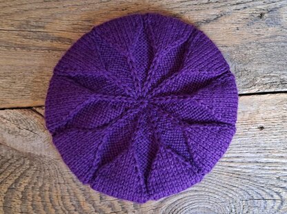 Leaf and Flower Beret