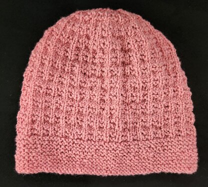 Surrey - Family textured beanie with garter brim