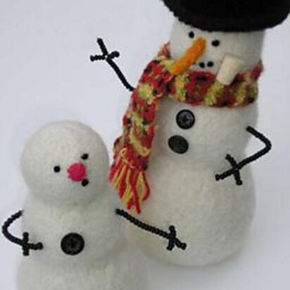 Felted Snowman