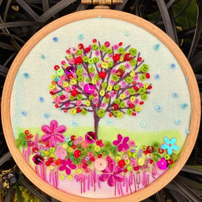 Rowandean Summer Apple Tree Embroidery Kit