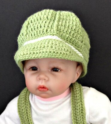 Crochet baby baseball online cap