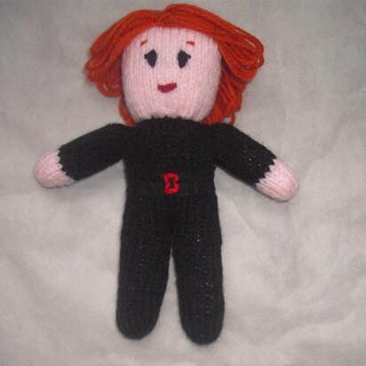 Black Widow/Natasha Romanoff - knitting pattern