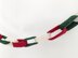 Knitted Christmas Decoration - Paper Chain Christmas Bunting