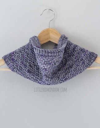 Hazel Herringbone Cowl