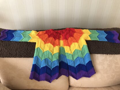 Rainbow cardigan