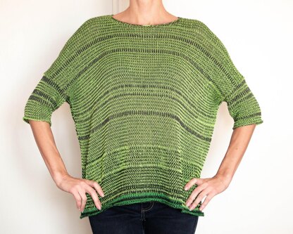 Machine Knitting Pattern Loose summer cotton sweater