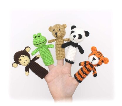 Animal Finger Puppets Crochet Pattern