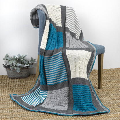 Lacewing Blanket in Valley Superwash Bulky - 1100 - Downloadable PDF