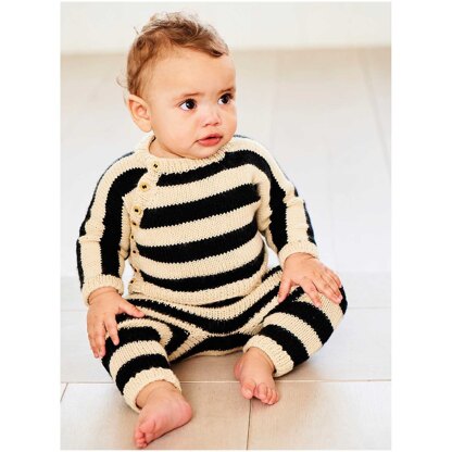 Baby's Cardigan and Leggings in Rico Baby Dream Luxury Touch Uni DK - 1038 - Downloadable PDF