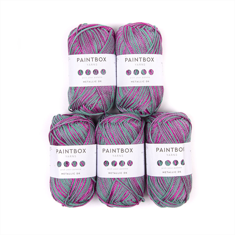 Paintbox Yarns Metallic DK 5 Ball Value Pack - view 2