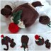 Christmas Pudding Baby Hat & Mittens