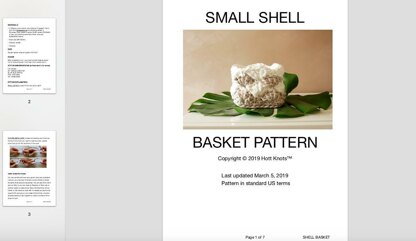 Small Shell Basket