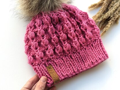 Puff Stitch Fiore Hat