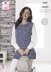 Slipover & Sweater in King Cole Fashion Aran Combo - 5080 - Downloadable PDF