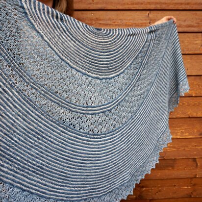 Clouds in the Sky Shawl