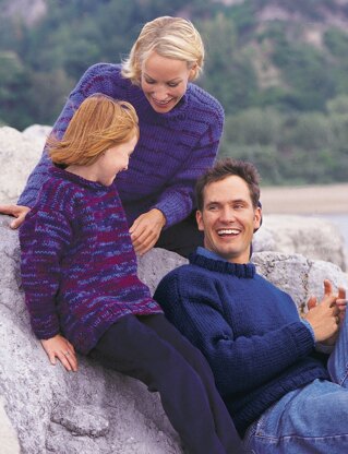 Big-Stitch Pullover (child) in Patons Classic Wool Worsted
