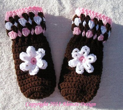 Children's Brown Mittens