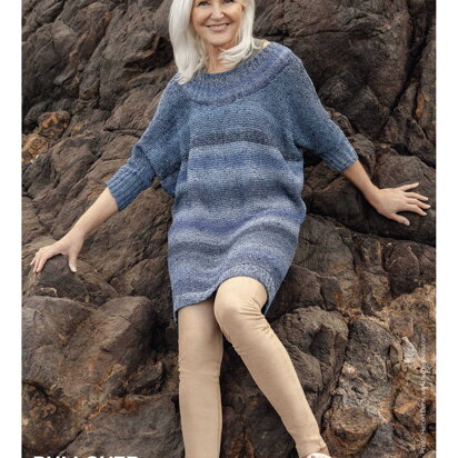 Striped Pullover in Lana Grossa Gomitolo Summer Tweed - 09 - Downloadable PDF