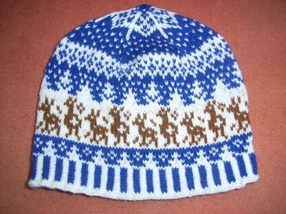 Roe deer winter beanie