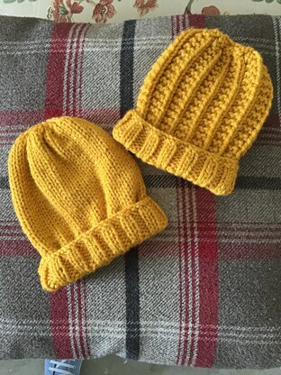 Baby Aran hats 0-3 months