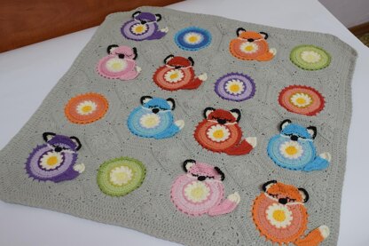 Foxy the Roksy baby blanket