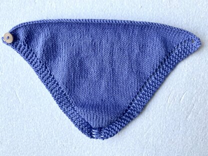 Knitting pattern: baby bandana 0 - 12 months, baby scarf, baby scarve