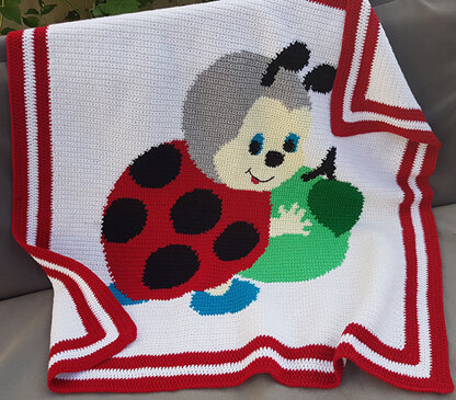 Crochet Baby Blanket / Afghan - Ladybir's Apple