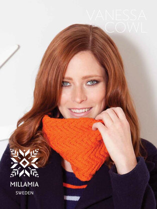 Vanessa Cowl in MillaMia Merino Wool - Downloadable PDF