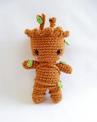 Baby Groot amigurumi crochet doll pattern
