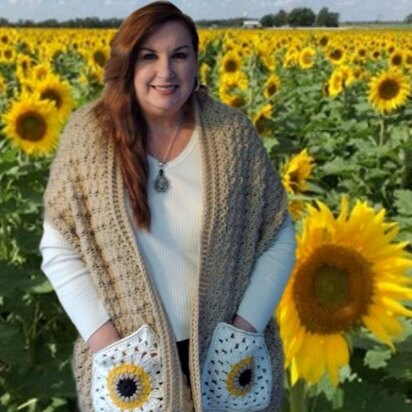 Sunny Delight Pocket Shawl