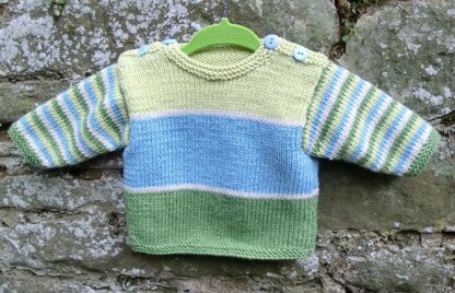 Stripy Baby Sweater